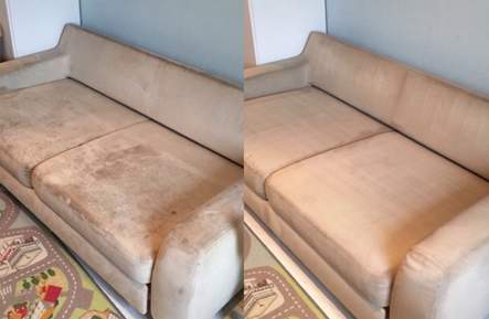 химчистка мебели до и после пример 1